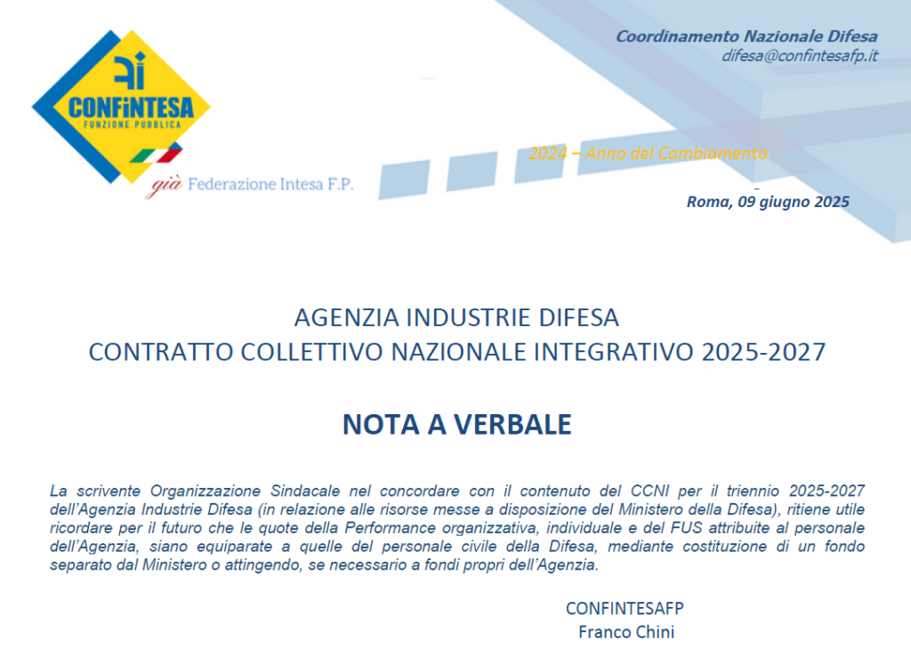 FONDO PRODUTTIVITA’ AID